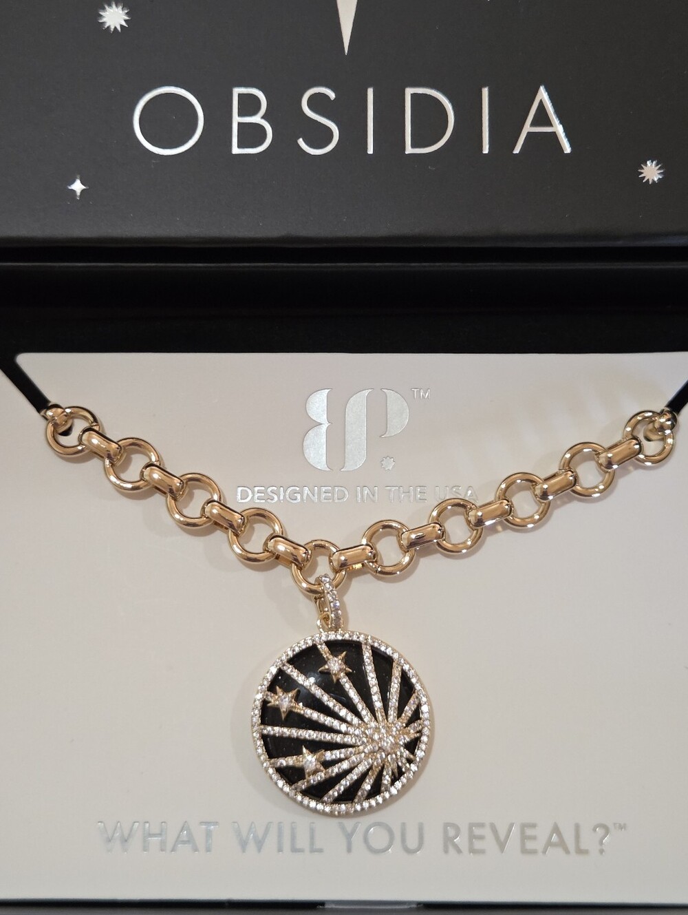 Bomb Party Obsidia Necklace